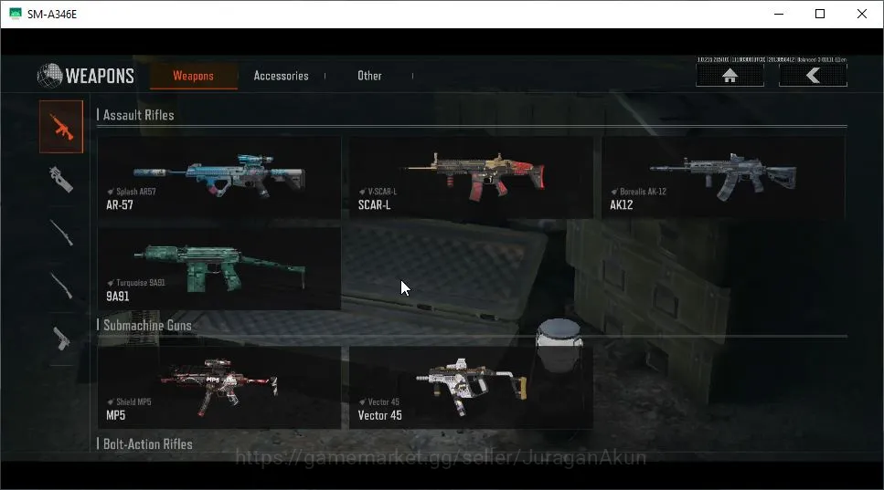 Arena Breakout Accounts Mid-Tier [MOBILE] Lvl 30|SV 14,5M|CV 12,7M|B Machete|AR-57,Scar-L,AK12,MP5,Vector 45,Etc|Gear 2