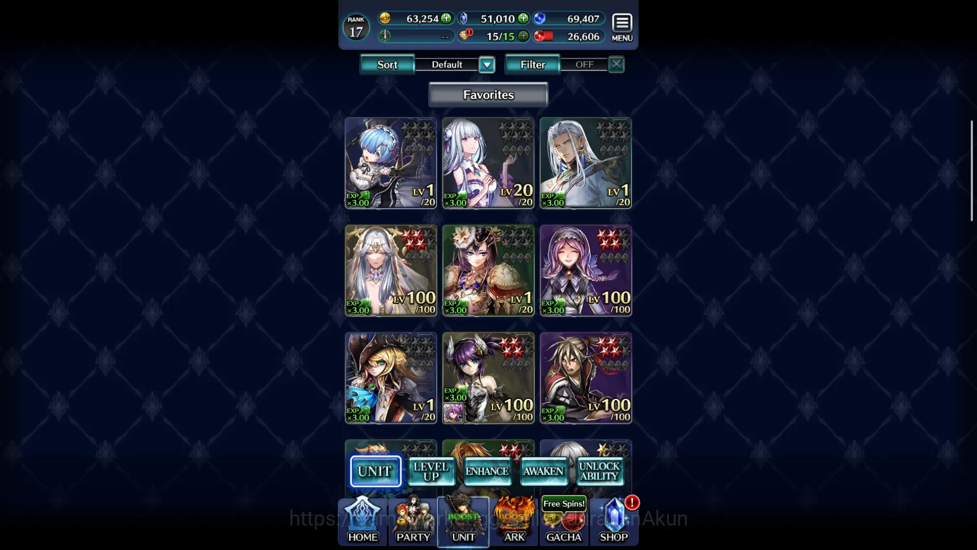 Last Cloudia Accounts Mid‑Game Global|Rank 17| 50k Crystal + Collab Re:Zero + Other Units|Many Resource|Code Only|Check 3