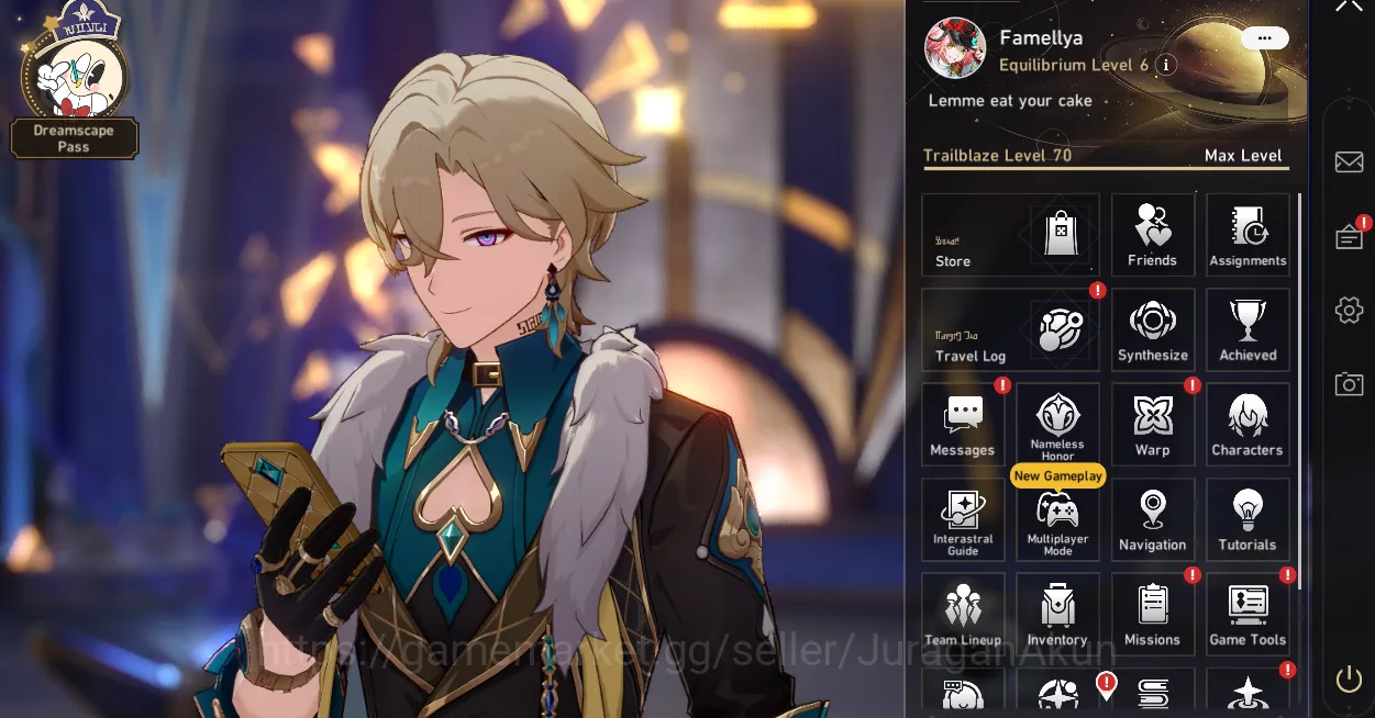 Honkai Star Rail Accounts End Game ASIA [TL70] 13 Limited+Sign (Castorice,Aglaea,Tribbie,Robin,ETC)|Amphoreus|Take Email 2