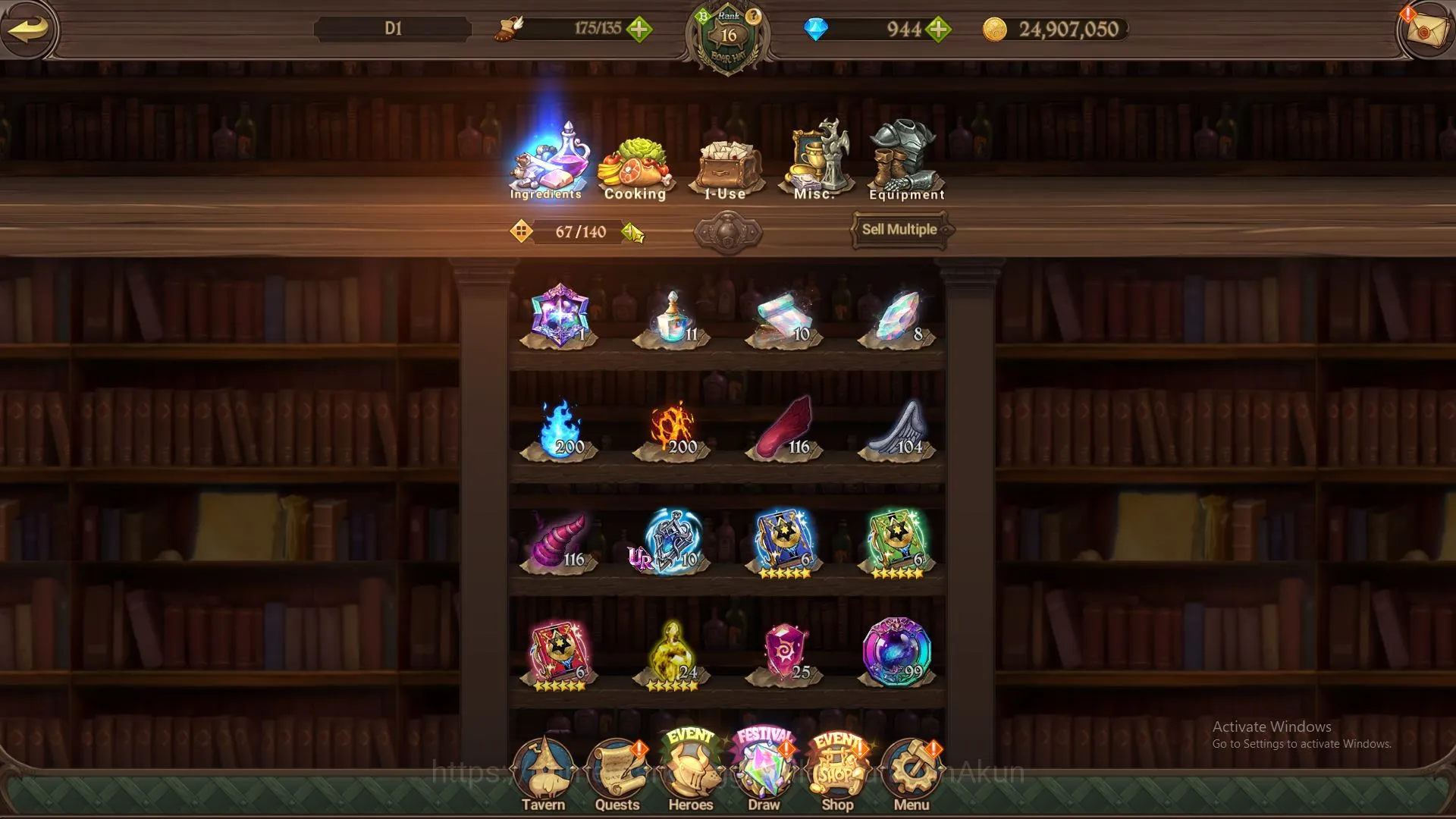 The Seven Deadly Sins: Grand Cross Accounts Asia| 782K CC | Best Starter | Ch 1 | 1 UR + 944 G image 5