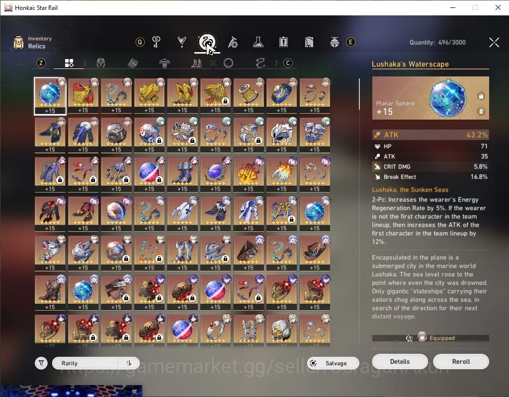 Honkai Star Rail Accounts ASIA|TL70| 15 Limited [Saber+Sign,Firefly+Sign,Rob image 6