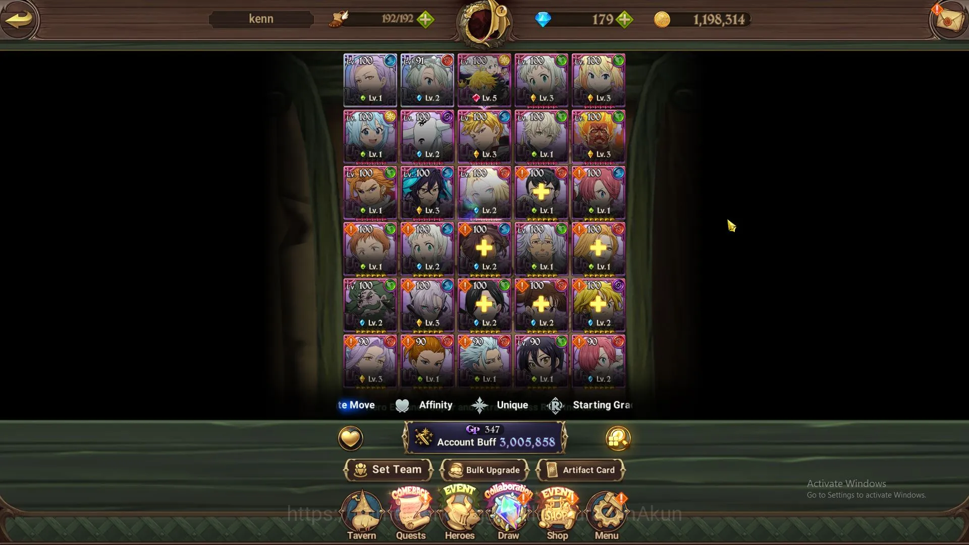 ASIA|3M CC|2LR+8UR+Collabs Blessing+179 Gems(Elizabeth2/6,Ludociel,EliMeli5/6,Lancelot3/6,Escanor3/6,Etc)|Code Only|(SDS2388) The Seven Deadly Sins: Grand Cross Midgame ASIA|3M CC|2LR+8UR+Collabs Blessing+179 Gems(Eliza image 1