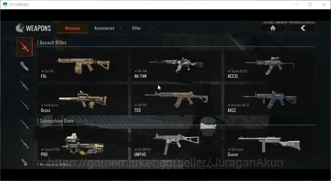 Arena Breakout Accounts Mid-Tier [MOBILE] |Lv 30| SV 20,1M|CV 13M|FAL,AK-74N,ACE31,Groza,T03,AK12,Etc|Many 6