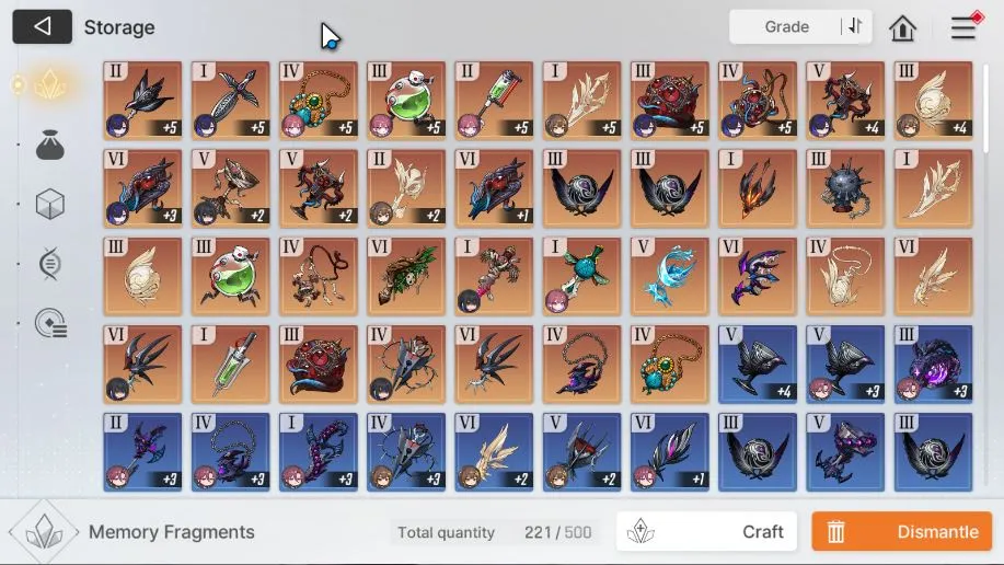 Chaos Zero Nightmare Accounts GLOBAL Lv46|1,5k Crystal|8 SSR 2 Limit 2