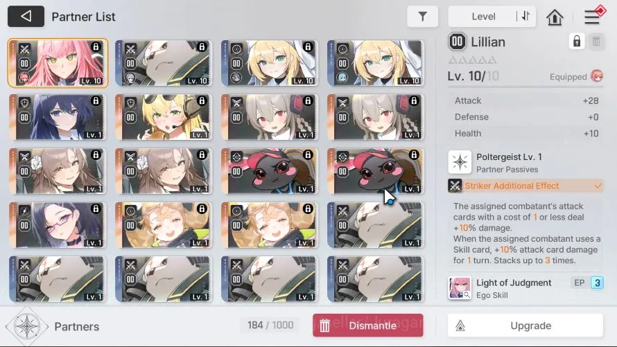 Chaos Zero Nightmare Accounts GLOBAL Lv 16| 3SSR(Luke Meilin Kayron)+ 8SR (Lucas image 3