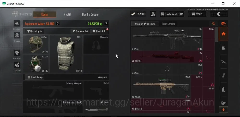 Arena Breakout Accounts Mid-Tier [MOBILE] Lvl 30|SV 14M |CV 11M |AKS74 Peak AEK V ScarL GraveMosin BT101 FieldBP|Gear skin 4