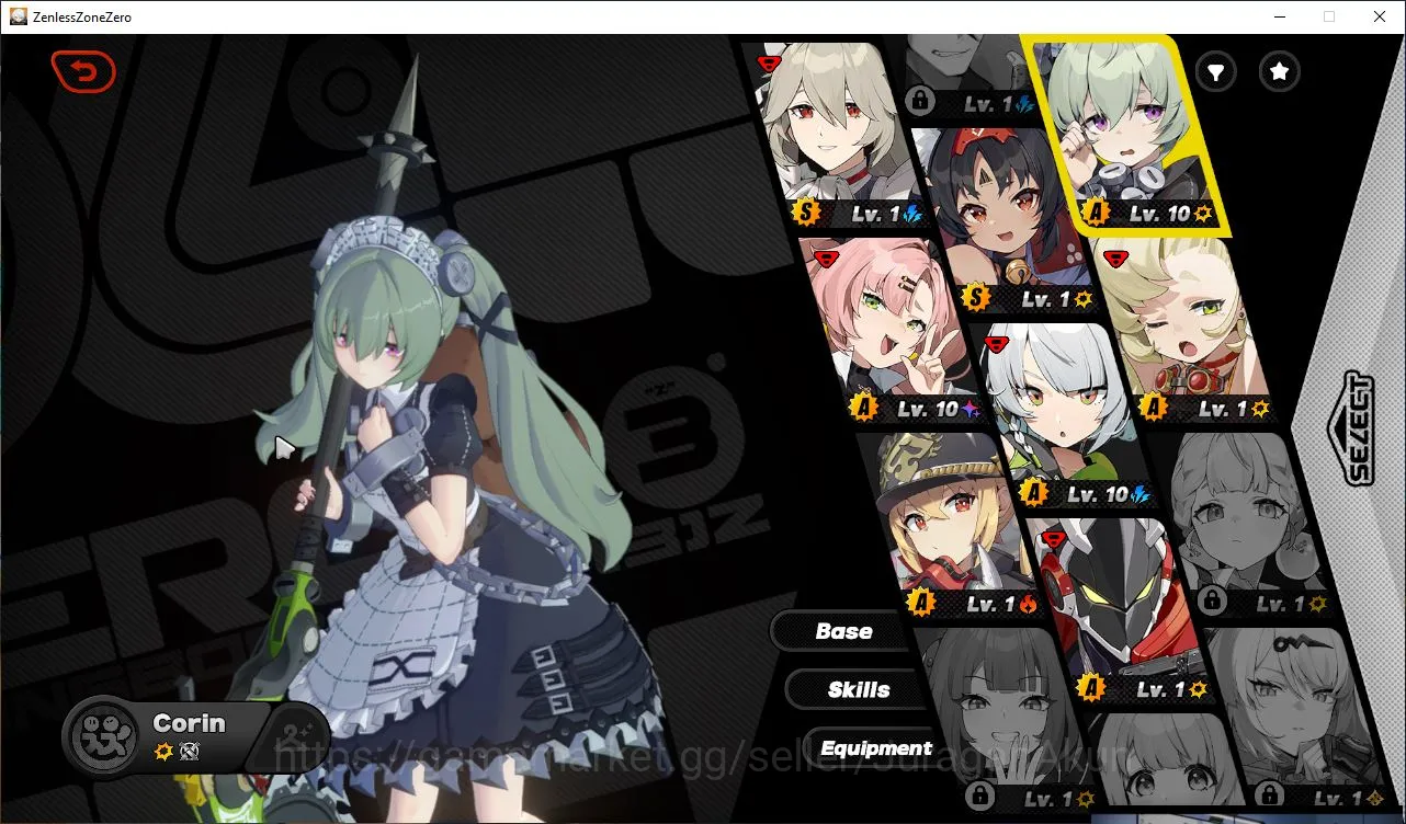 Zenless Zone Zero Accounts Mid-Game Asia IK 9|Fresh Starter|S1 Prologue| 2 Std [Rina,Nekomata]|MC Wise|Take Mail| Check SS 3