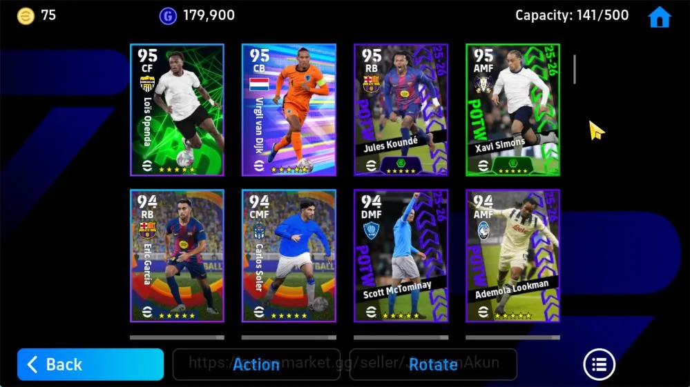 eFootball Accounts Mid-Tier Mobile|Big Time Ibrahimovic Phenom Finish,Oliver Kahn Penalty Saver,Hazard Phenom Pass,Olise 5