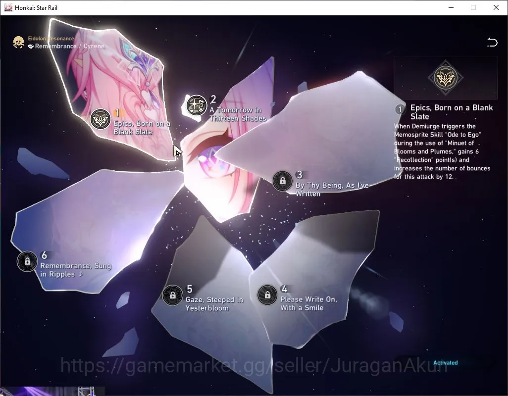 Honkai Star Rail Accounts Mid Game Asia|TL 56|3 Limited |CyreneE2,Danhengperm,Archer|MC Female|Amphoreus|Take Mail|Check 3