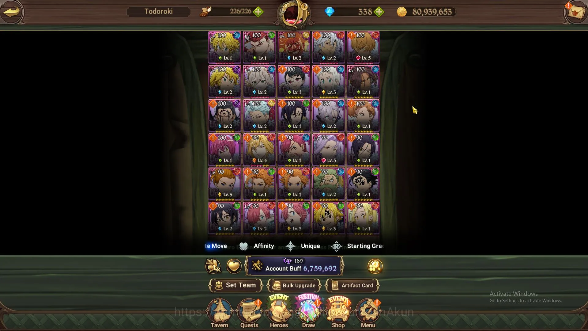 ASIA|6,7M CC|4 LR+11 UR+Many Collabs+338 Gems|Zeldris6/6,Ludociel3/6,Diane3/6,Elizabeth,Skuld2/6,ODK2/6,Etc|CodeOnly|(SDS2993) The Seven Deadly Sins: Grand Cross Endgame ASIA|6,7M CC|4 LR+11 UR+Many Collabs+338 Gems|Zeld image 1