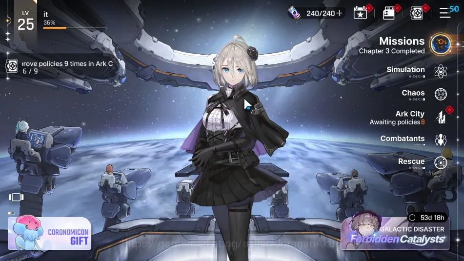 Chaos Zero Nightmare Accounts GLOBAL LV25| 4SSR(Meilin Hugo Yuki Orlea)+ 10SR(MikaM2,LucasM2,CassiusM1,Etc) 10SR