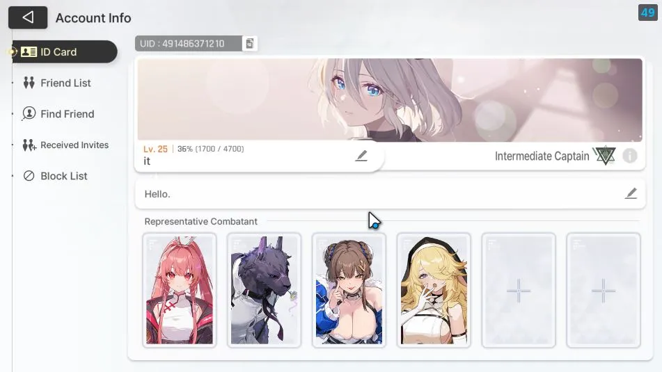 Chaos Zero Nightmare Accounts GLOBAL LV25| 4SSR(Meilin Hugo Yuki Orlea)+ 10SR(MikaM2,LucasM2,CassiusM1,Etc) 10SR 2