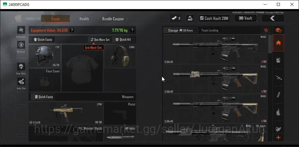 Arena Breakout Accounts Mid-Tier [MOBILE]|SV 35M|CV 28M|Ready Raid|HoneyComb Shirt Edge-MPX Forest-MP5 5 Yellow|CN 3