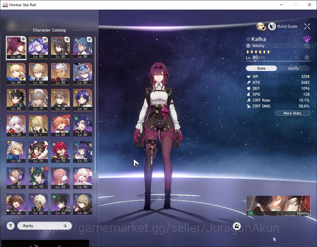 Honkai Star Rail Accounts Mid Game Asia|TL67|9 Limited[Dan Heng+Sign,Kafka,Saber,Archer,Ruan Mei,Silver 2