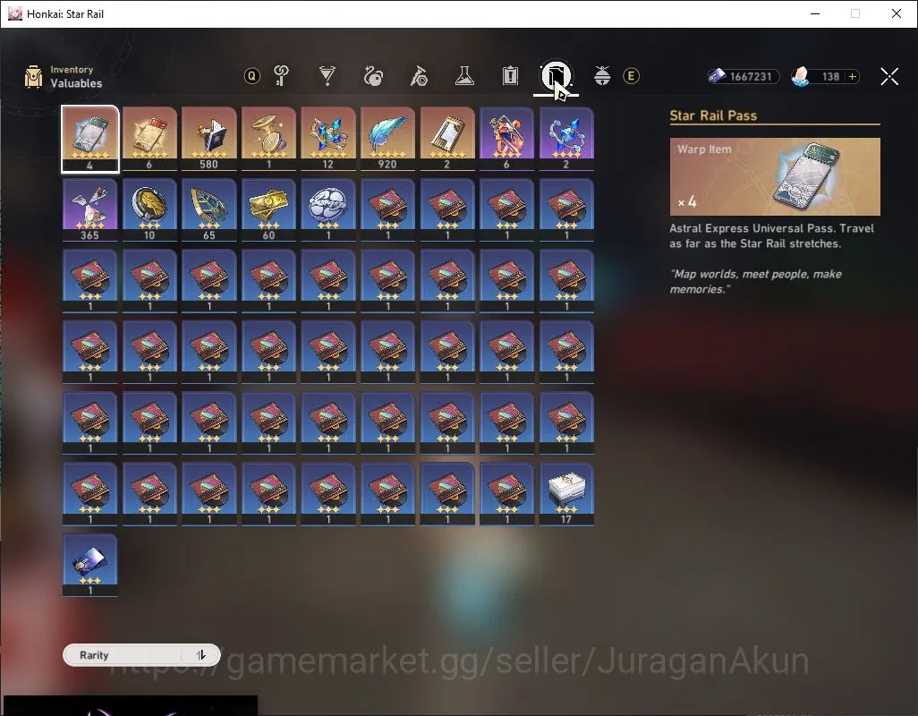 Honkai Star Rail Accounts Mid Game Asia|TL67|9 Limited[Dan Heng+Sign,Kafka,Saber,Archer,Ruan Mei,Silver 5