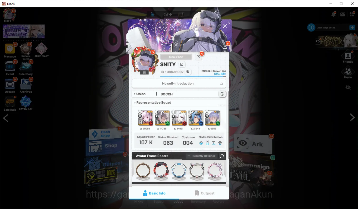 Goddess of Victory: Nikke Accounts Midgame SEA | 42 SSR | Ade,Drake,Alice,Helm,Red Hood,Mori,Tia,Alice,Noir,Etc | Power