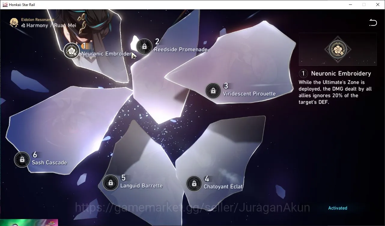 Honkai Star Rail Accounts Mid Game ASIA|TL 65|7 Limited|Castorice+Sign,Phainon,Hyacine,Saber,Ruan Mei,Etc|MC Female|1K 4