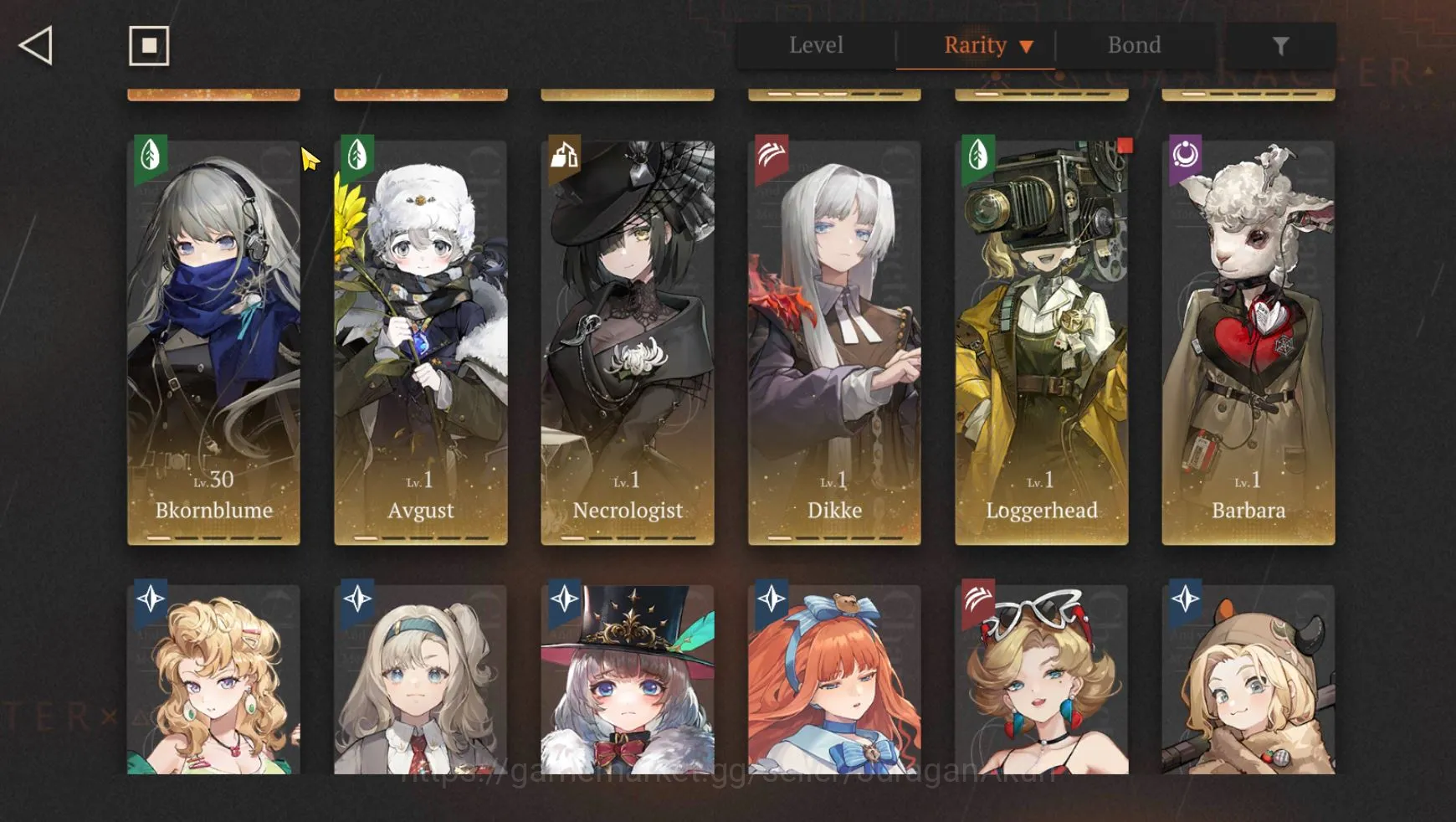 Reverse: 1999 Accounts Starter Lv 21 |Anjo Nala, Erza, Eternity, Sotheby, Semmelweis, Marcus, etc|8 Totaly 6 Stars|Email 4