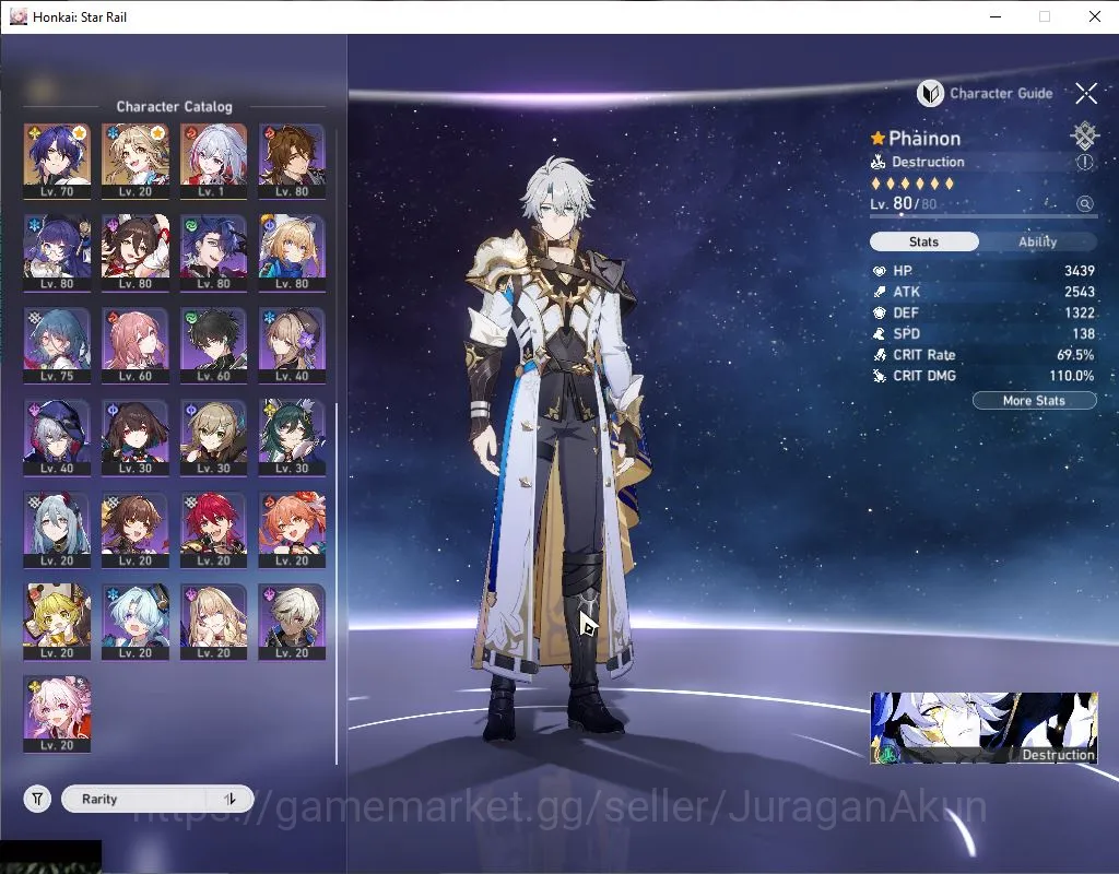 Honkai Star Rail Accounts Mid Game ASIA|TL 70|15 4