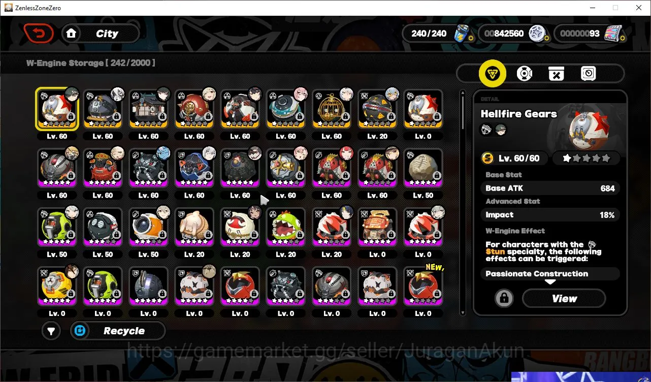 Zenless Zone Zero Accounts Asia IK59| 7 Limit[Miyabi M2,Yixuan,Burnice,Yanagi image 3