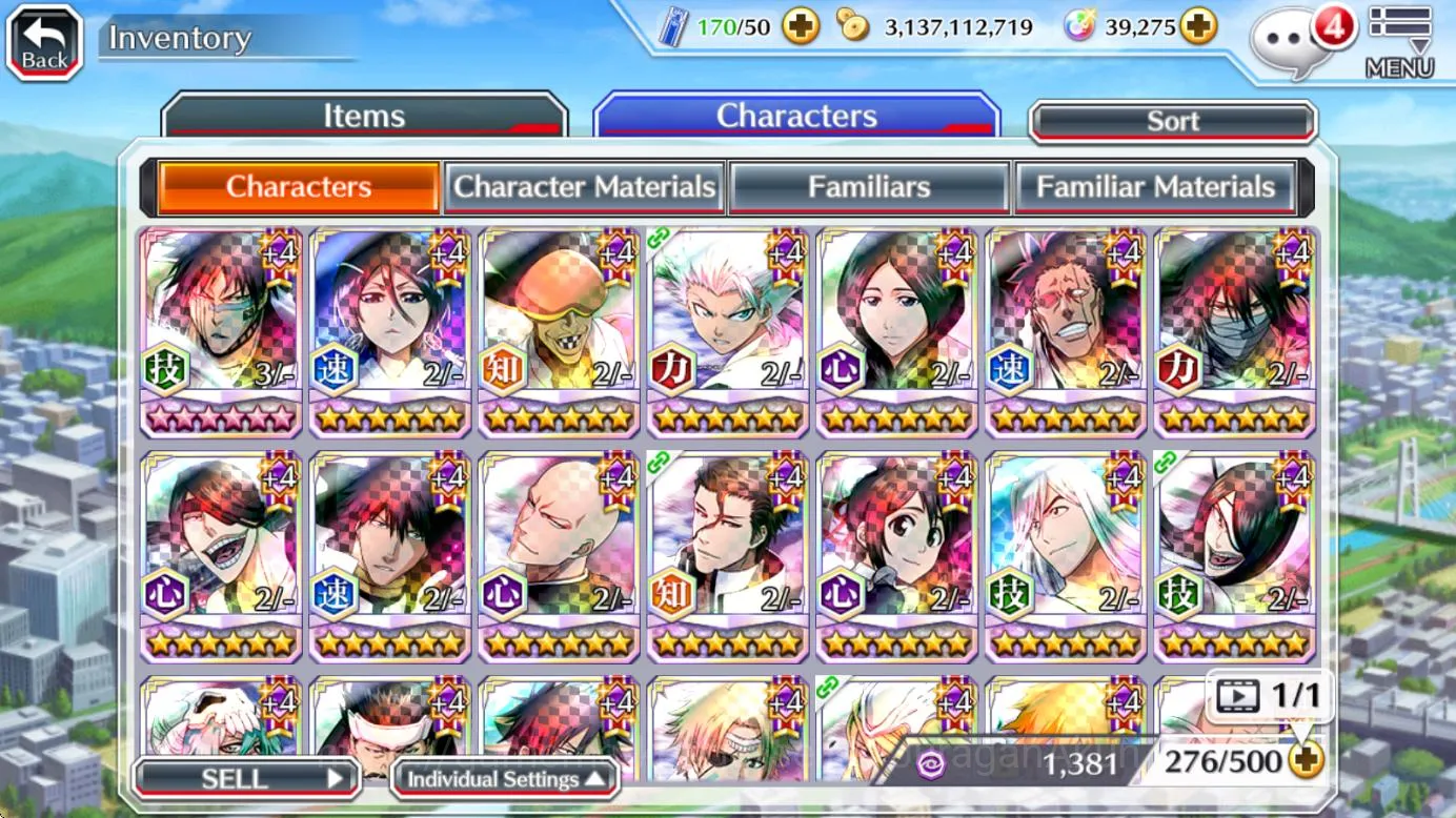 Bleach: Brave Souls Accounts High-End [GLOBAL] 39k Orbs|1 M Power| 3 MaxTranscendence (CreatorArt Nelliel+Rangiku, TYBW25