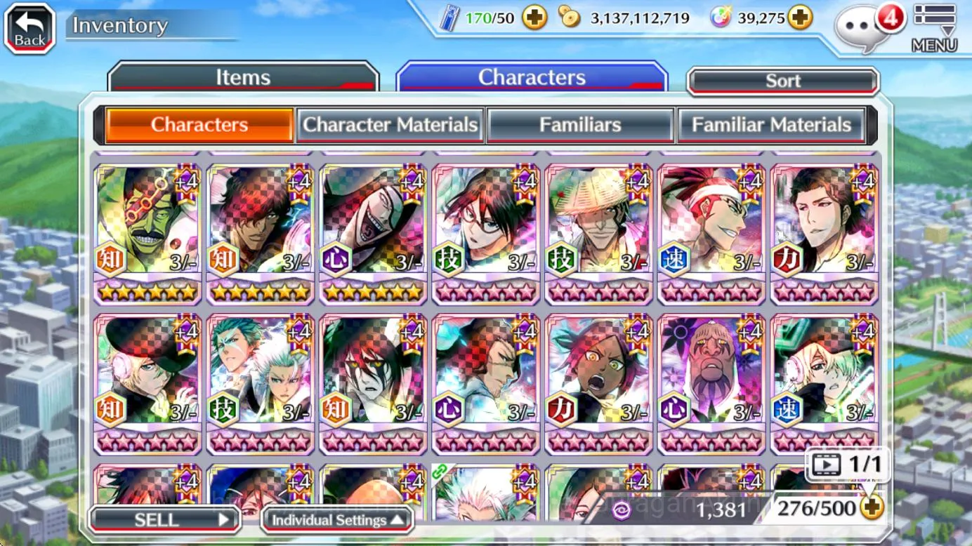 Bleach: Brave Souls Accounts High-End [GLOBAL] 39k Orbs|1 M Power| 3 MaxTranscendence (CreatorArt Nelliel+Rangiku, TYBW25 2