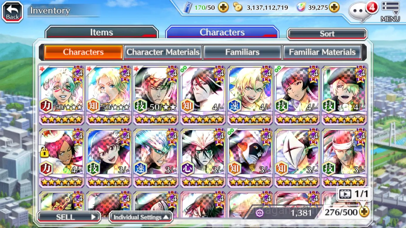 Bleach: Brave Souls Accounts High-End [GLOBAL] 39k Orbs|1 M Power| 3 MaxTranscendence (CreatorArt Nelliel+Rangiku, TYBW25 3