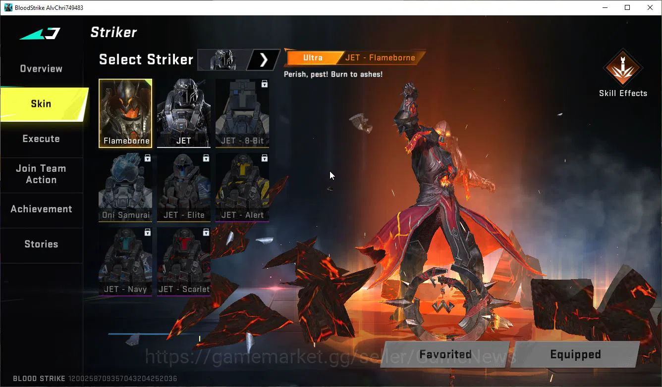 Blood Strike Accounts ASIA|STARTER +1 ULTRA JET - FLAME BORNE|2 Legendar image 3