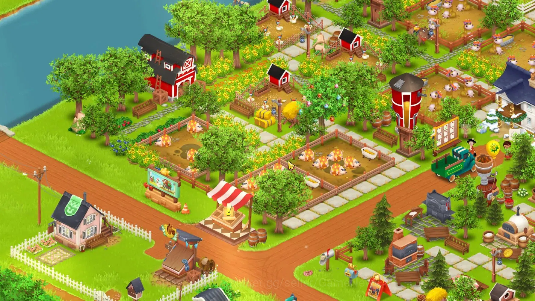 Hay Day Accounts Lvl 43|Barn Storage 1100 + Silo Storage 725|24K Co image 1