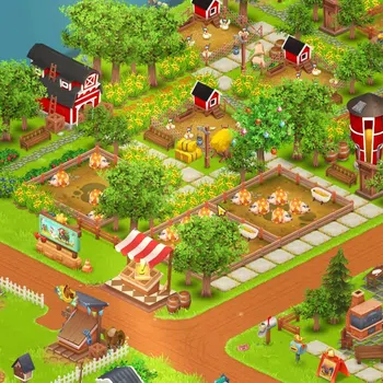 Hay Day Accounts Lvl 43|Barn Storage 1100 + Silo Storage 725|24K Co image 1