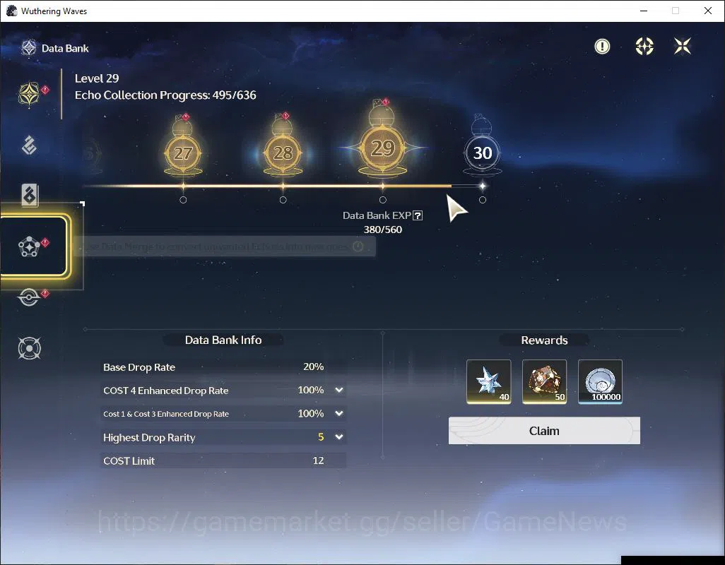 Wuthering Waves Accounts NA |UL 46| Starter Verina + Astrite 64,2K + 122 Lu image 3