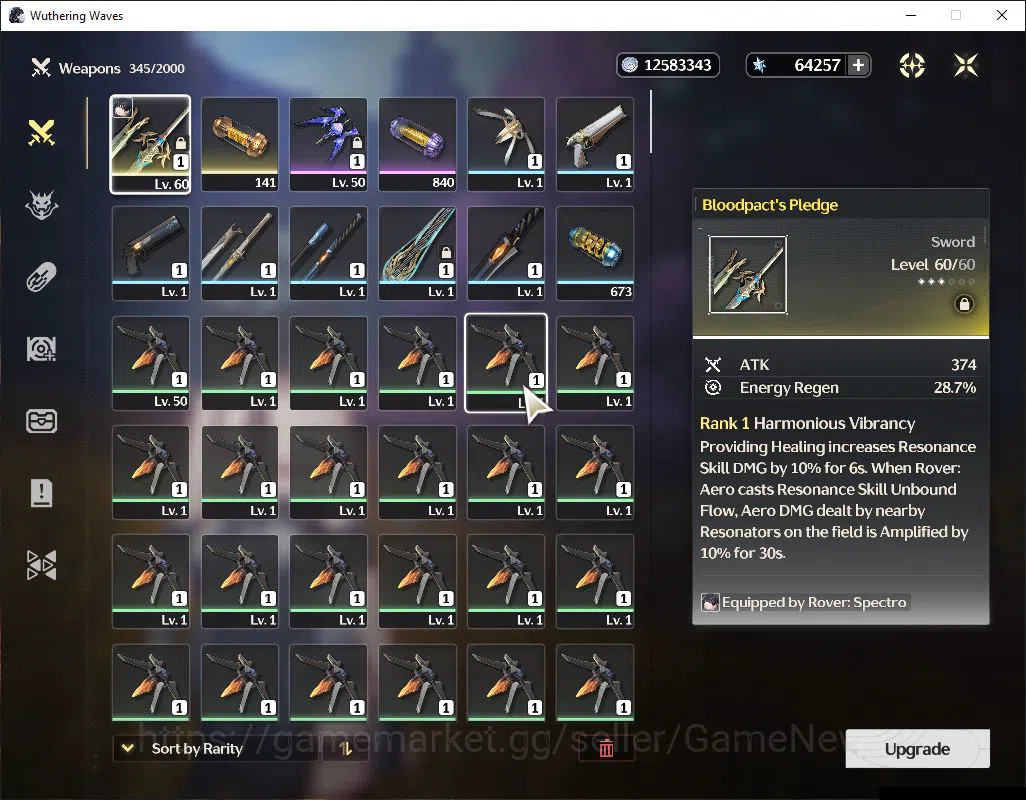 Wuthering Waves Accounts NA |UL 46| Starter Verina + Astrite 64,2K + 122 Lu image 4