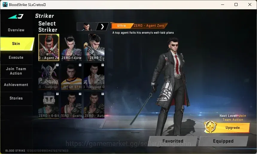 Blood Strike Accounts Others ASIA | 1 EVO:Fal | 1 Eternal:AUG-Empyrean | 1 Aot: FAL-Primal Giant | 2 Ultra Strikers | Check 5