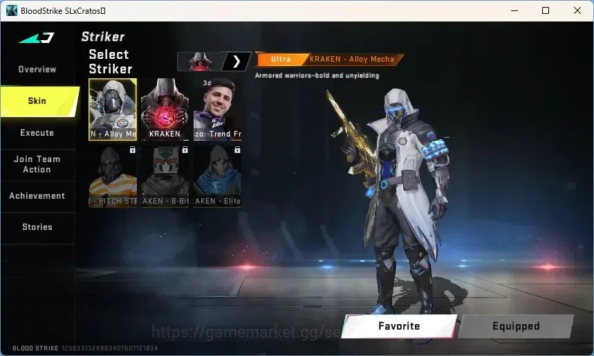 Blood Strike Accounts Others ASIA | 1 EVO:Fal | 1 Eternal:AUG-Empyrean | 1 Aot: FAL-Primal Giant | 2 Ultra Strikers | Check 6