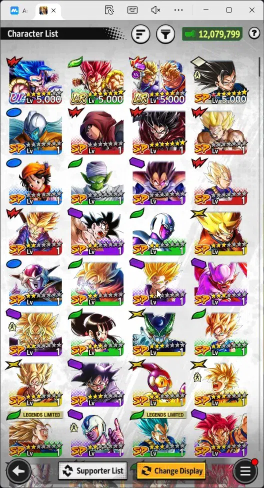 Dragon Ball Legends Accounts Global | Lvl 159|12M Total Power|47K CC|2 LR|1 UL| image 12