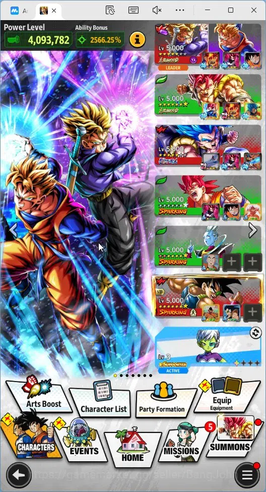 Dragon Ball Legends Accounts Global | Lvl 159|12M Total Power|47K CC|2 LR|1 UL| image 14