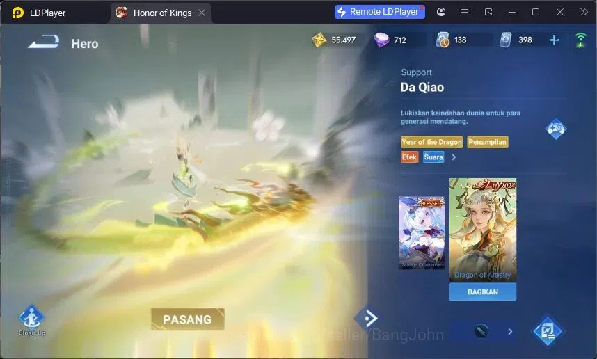 Honor of Kings Accounts Global | 112H 121S | AoT Mayene | LNY Da Qiao | Le image 20