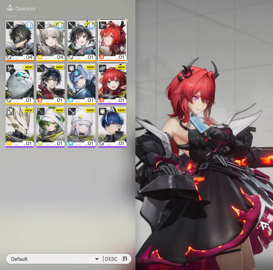 NA/EU | Fresh Meta Starter | 1 SSR (Laevatain) + 5 SR Character |GrypLink| (END1068) Arknights: Endfield Accounts NA/EU | Fresh Meta Starter | 1 SSR (Laevatain) + 5 image 1