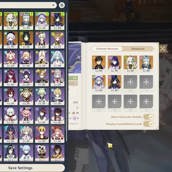 Genshin Impact Accounts Others Asia|AR 55|5 Limited + 3(*5 Weapon)|Clorinde,Ineffa,Nahida,Raiden Shogun,Zhongli|Rate