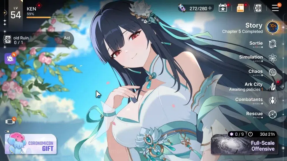 Chaos Zero Nightmare Accounts GLOBAL Lv 54|12 SSR 1