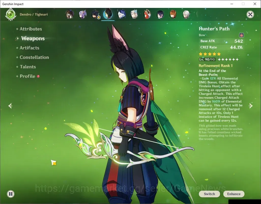 Genshin Impact Accounts End Game ASIA|ENDGAME|4 PremTeam|AR 60|24 14