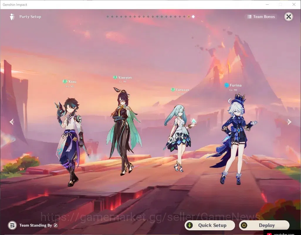 Genshin Impact Accounts End Game ASIA|ENDGAME|4 PremTeam|AR 60|24 3