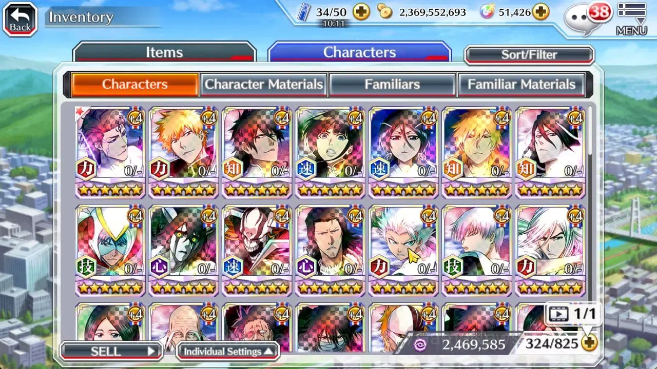 Bleach: Brave Souls Accounts [GLOBAL]51K Orb|10th Anniv Ichigo,Rukia,Nemu TYBW2 image 10