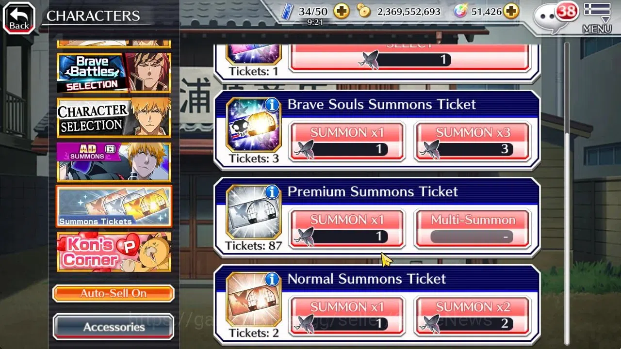 Bleach: Brave Souls Accounts [GLOBAL]51K Orb|10th Anniv Ichigo,Rukia,Nemu TYBW2 image 18