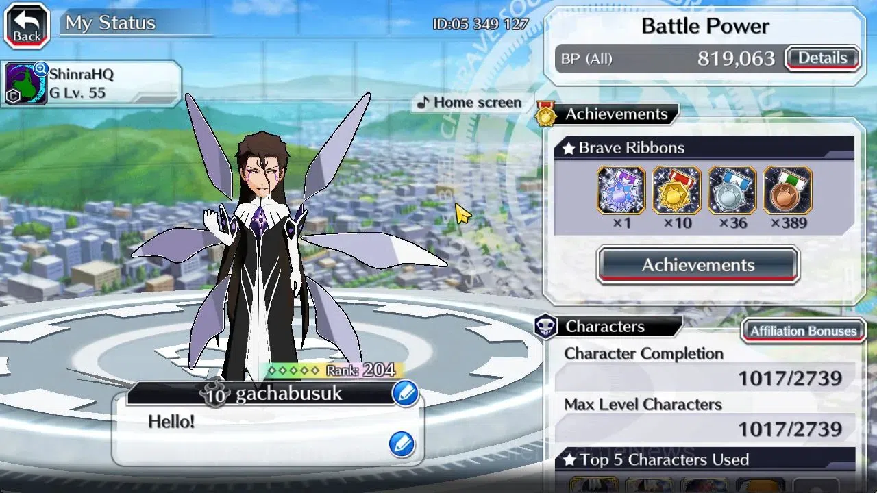 Bleach: Brave Souls Accounts [GLOBAL]51K Orb|10th Anniv Ichigo,Rukia,Nemu TYBW2 image 2
