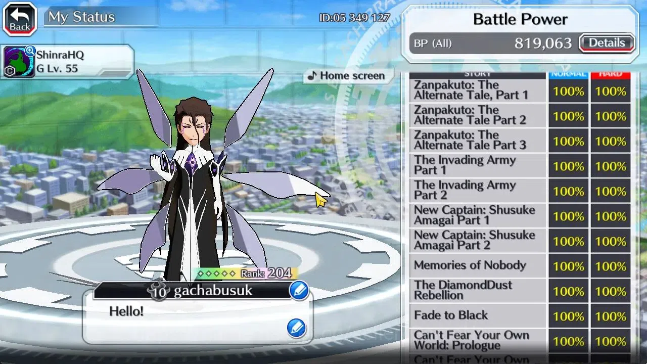 Bleach: Brave Souls Accounts [GLOBAL]51K Orb|10th Anniv Ichigo,Rukia,Nemu TYBW2 image 6