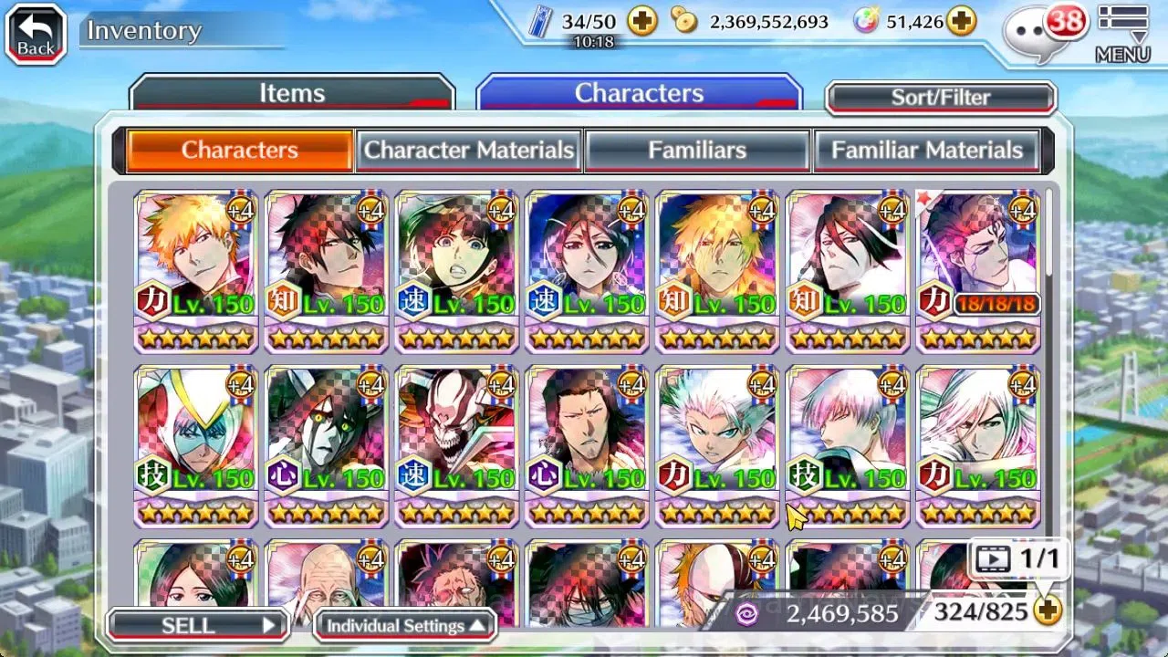Bleach: Brave Souls Accounts [GLOBAL]51K Orb|10th Anniv Ichigo,Rukia,Nemu TYBW2 image 9