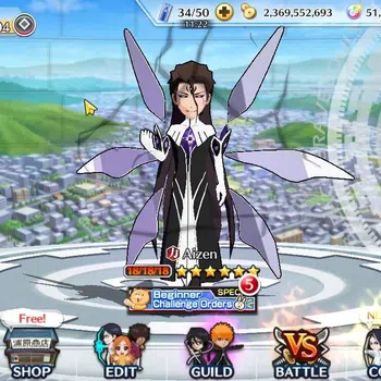 Bleach: Brave Souls High-End [GLOBAL]51K Orb|10th Anniv Ichigo,Rukia,Nemu TYBW2 image 1