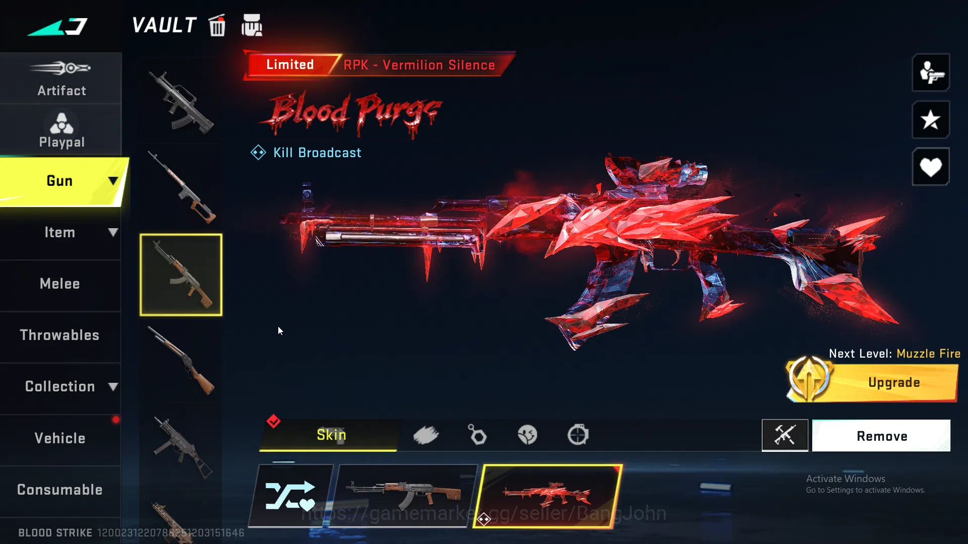 Blood Strike Accounts ASIA | 4 Eternal | Eternal M82 | Eternal Kraken |  image 10