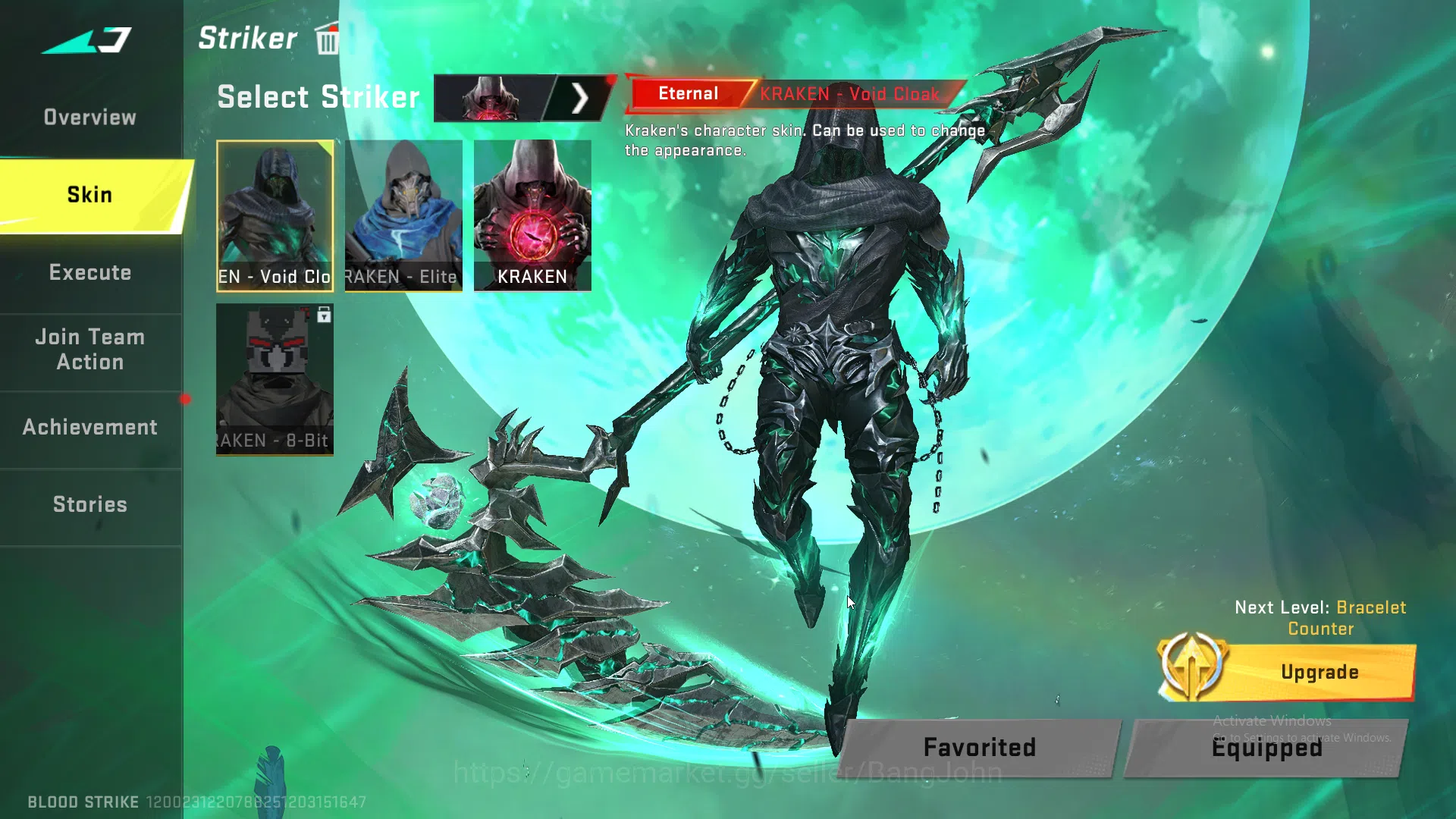Blood Strike Accounts ASIA | 4 Eternal | Eternal M82 | Eternal Kraken |  image 2